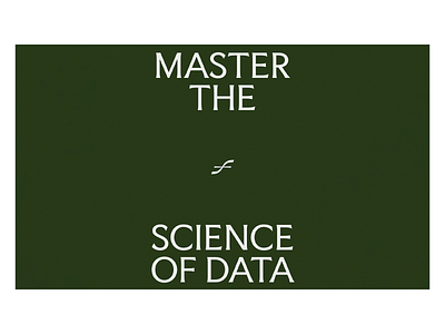 Data Science Mastery Identity Design bold message branding campaign branding concept clean hierarchy corporate branding data branding data visual educational design elegant layout learning brand minimal poster modern branding modern serif professional tone scientific tone serif typography smart design tech identity university poster