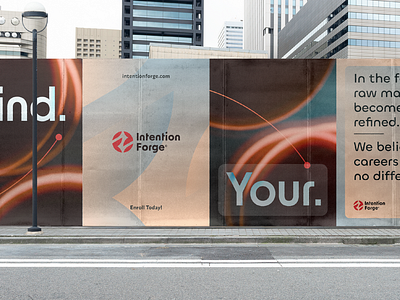 Intention Forge - Posters brand identity career coaching find heat intention forge learning path posters process