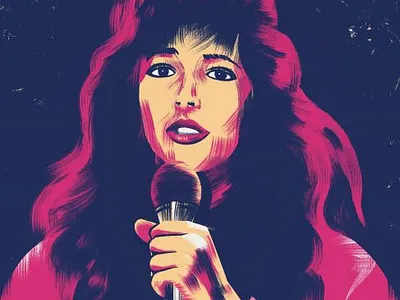 Kate Bush Illustration digital art editorial illustration illustration kate bush portrait illustration