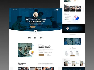 Business solution agency business agency ui business consulting figma business firm design business solution agency business web design consulting agency ui corporate solution ui creative business ui digital business agency figma business design figma landing page figma ui kit modern agency design responsive business ui solution agency website startup agency ui web design agency