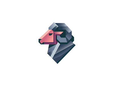 Geometric ram logo animal branding design geometric goat graphic design illustration logo mascot modern pictorial polygon ram sheep shop wild