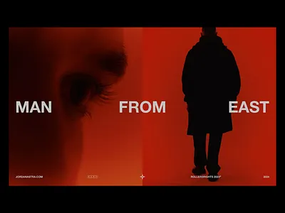 Cinematic Identity for Eastern Narrative art direction branding concept character focus cinematic identity cinematic style contrast lighting eastern influence eastern narrative editorial design fashion editorial film branding graphic identity identity system minimalist layout poster design story driven typography visual tension