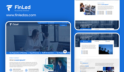 Finled Accounting service website ui UK,US, Canada app branding design graphic design illustration logo motion graphics ui ux vector