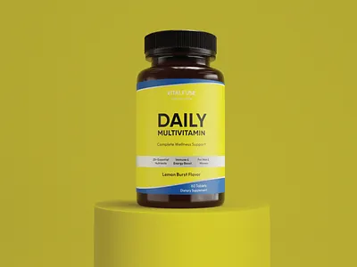 VITALFUSE Branding and Packaging Design packagingmockup