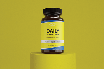 VITALFUSE Branding and Packaging Design packagingmockup