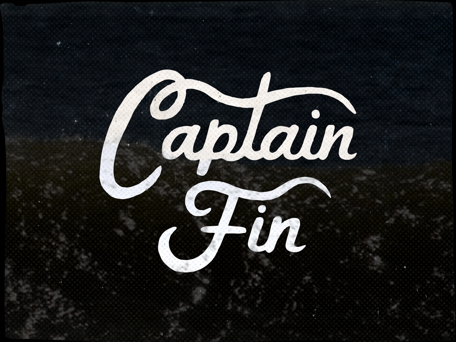 Captain Fin | Apparel Design action sports apparel design brand design branding captian logo logo design ocean logo script script design sea surf surf brand surf design surf logo surf script surf type surfing type design typography