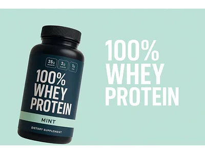 WHEY PROTEIN Branding and Packaging Design packagingmockup