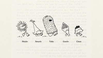 Nook Nook - Characters branding character coffee shop creatures design flowers forest graphic design illustration magic creatures village