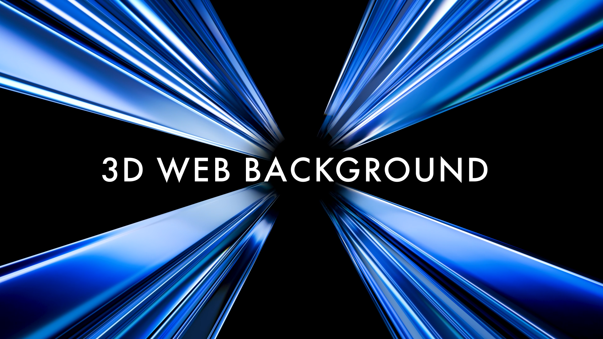 3D Animated Web Background Banner techdesign