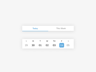 Calendar Picker appdesign dailyui ui uiux ux