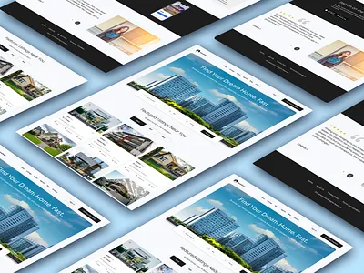Modern Real Estate Website — HomiFind Landing Page UI 3d animation branding clean ui figma graphic design home finder landing page listing website logo modern ui motion graphics property website real estate app real estate saas real estate ui responsive web design ui ui inspiration ux design