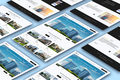 Modern Real Estate Website — HomiFind Landing Page UI 3d animation branding clean ui figma graphic design home finder landing page listing website logo modern ui motion graphics property website real estate app real estate saas real estate ui responsive web design ui ui inspiration ux design
