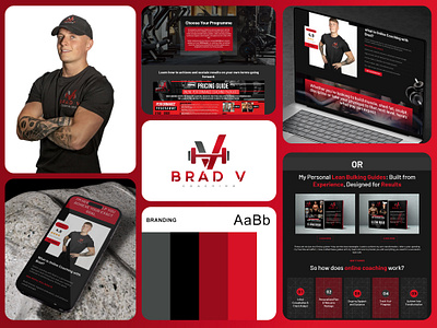 WEBSITE - BRAD V COACHING branding clean layout elementor fitness website lead generation minimalist design mobile friendly online coaching personal brand website personal trainer website professional website responsive design service website ui ux website design wordpress wordpress expert wordpress website