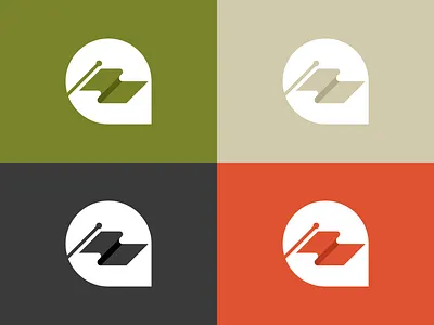 Flag + Location Pin design flag flag logo flat location logo map maps minimal pin vector