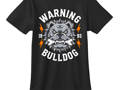 warnig-bulldog-design-template 3d animation branding graphic design motion graphics ui