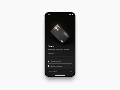 Grace - Credit Card App - Concept 3D Onboarding Design animation branding design graphic design illustration logo motion graphics ui ux vector