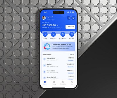 Transigo - Fintech Mobile App app app design banking app design digital banking finance finance app fintech fintech design interface ios mobile mobile app mobileapp product design send money transfer ui uiux ux