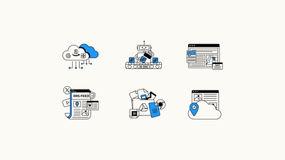 Tech Icons, Local SEO & Cloud Services visual identity