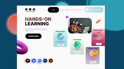 Landing Page template daily ui 003