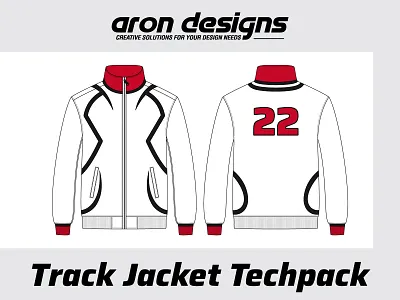 TRACK JACKET TECHPACK TEMPLATE 2d drawing 2d illustration apperal design design drawing flat sketch graphic design illustration jacket techpack sportswear sportswear mockup technical illustration track jacket ui
