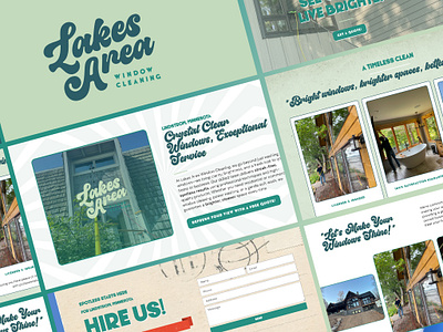 Lakes Area Window Cleaning Custom Website Design clean layout design elementor local business website modern design responsive design service based website ui ux web design website design wordpress wordpress expert wordpress website