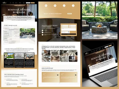 HLM Construction - Custom Wordpress Website - Las Vegas, NV clean layout construction website design elementor general contractor website las vegas builder lead generation minimal design mobile friendly professional design residential construction responsive design ui ux web design website design wordpress wordpress expert wordpress website
