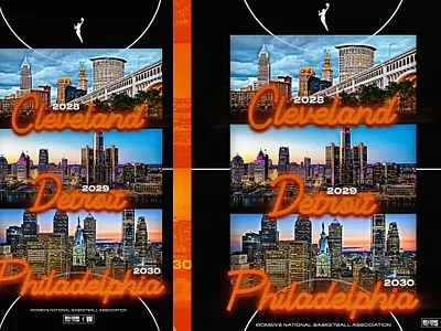 WNBA Expansion adobe photoshop basketball city creative creative direction design photoshop social social media typography wnba