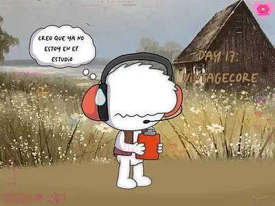 Julesthetic Day 17: vintagecore art post art tag digital art drawing fan art illustration