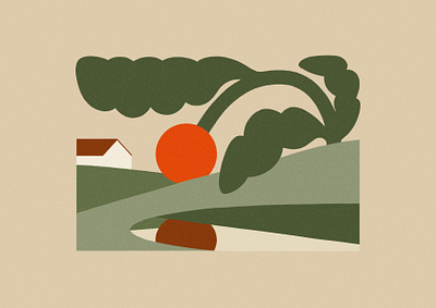 I remember we used to watch sunsets together every day. editorial illustration flower flower illustration illustration