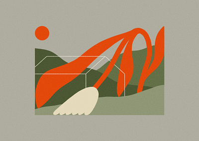I remember it was empty. editorial illustration flower flower illustration illustration visual design