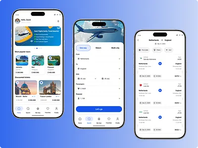 Flight Booking App ui