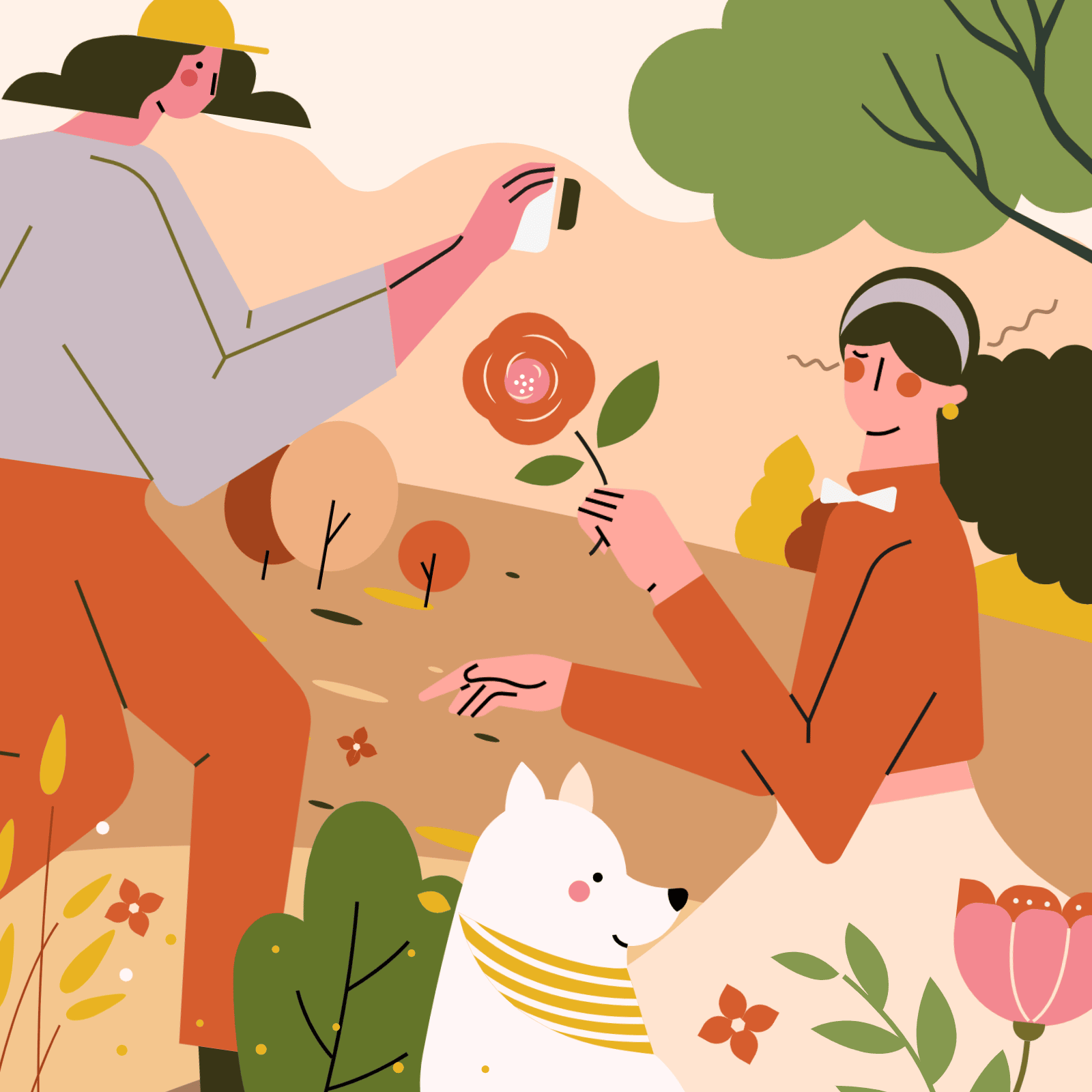 小园素作品 design flat graphic design illustration vector