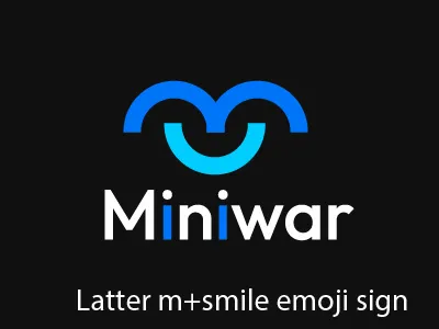 Miniwar Logo(Ecommerce Modern logo) branding design designlogo designlogomurah jasadesignlogo learnlogodesign logo logodesigner logos logotype minimalist logo modern logo simple logo