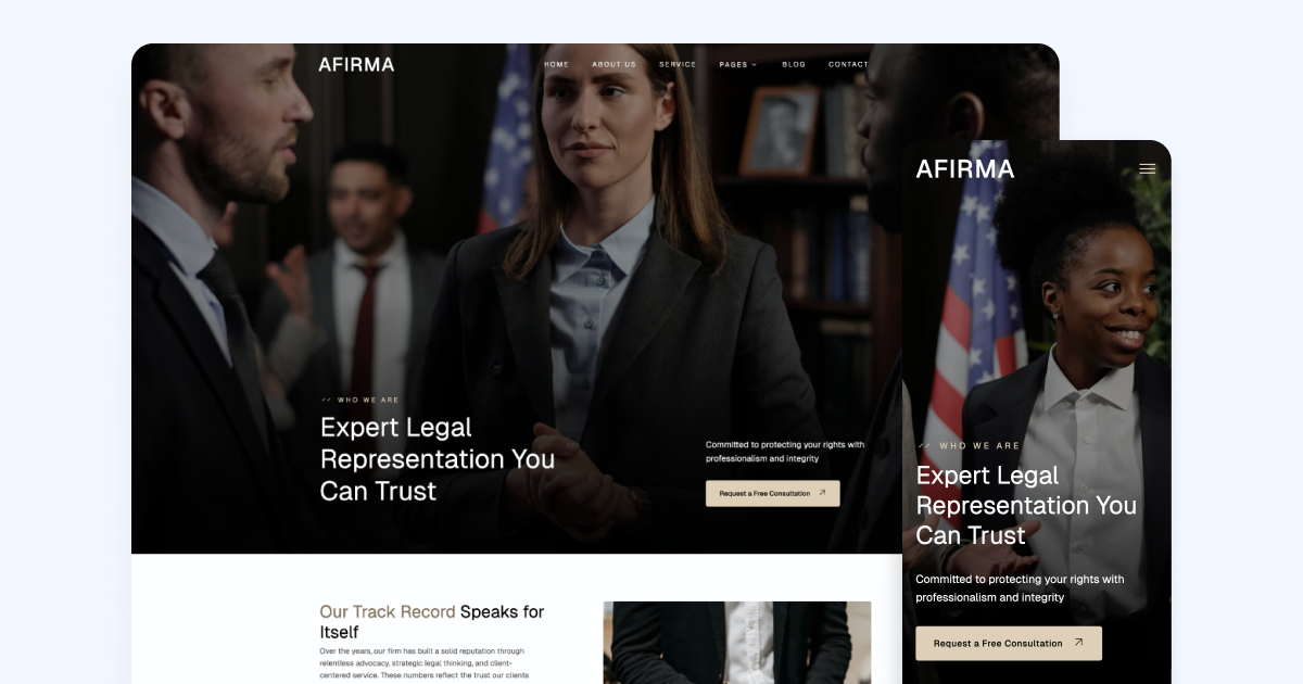 Example of Webflow Website
