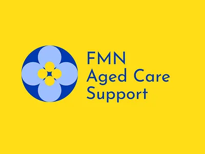 FMN Aged Care Support branding design graphic design illustration logo typography vector