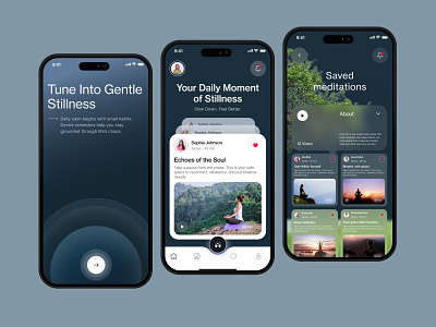 Yoga And Meditation Mobile App app health app health app design meditation app mental health mindset mobile mobile app mobile design product design telemedicine therapy app uiux wellness app yoga and meditation yoga and meditation app yoga app yoga mobile app