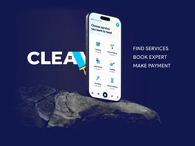 Home Services App ai app app designer categories page chat cleaning app dribbble home cleaner app home page home services minimal app design mobile app mobile app design mobile app designer onboarding screen ondemand service app ui ui design uiuxdesign