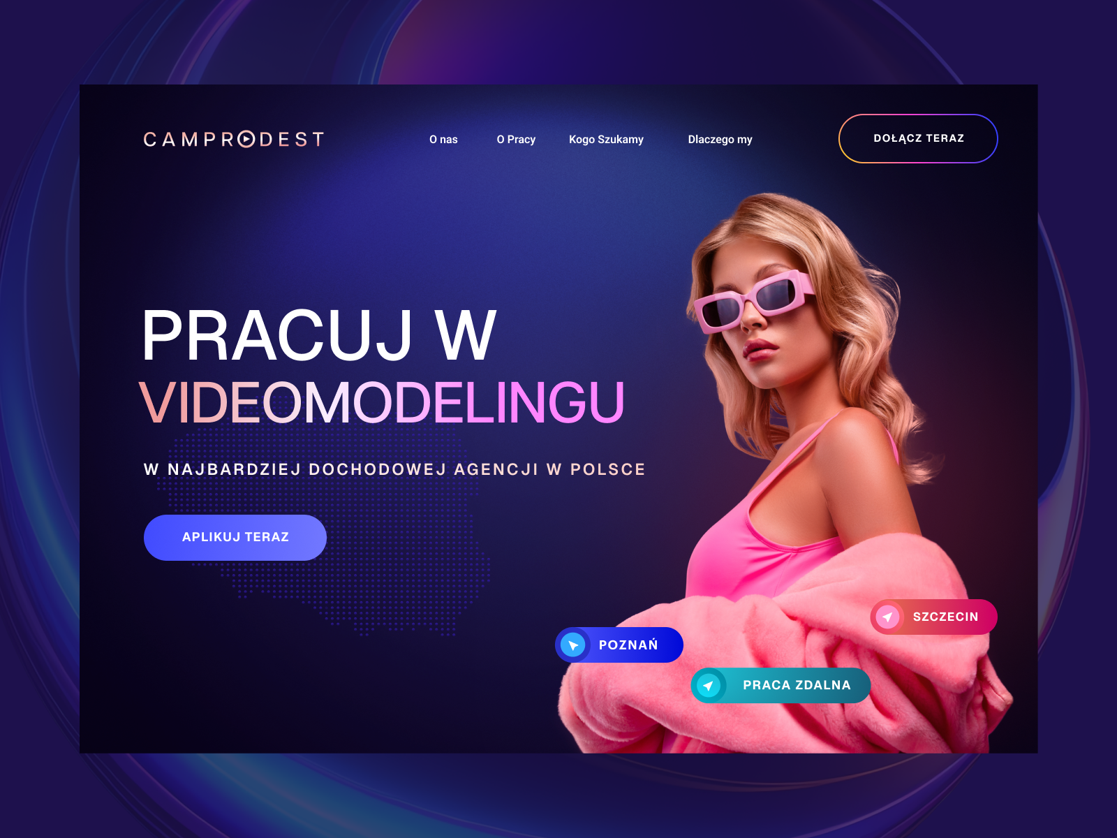 Video Modeling Web Design Concept dark website escort website framer girls website landing page modeling agency ui video modeling agency video website web design webflow