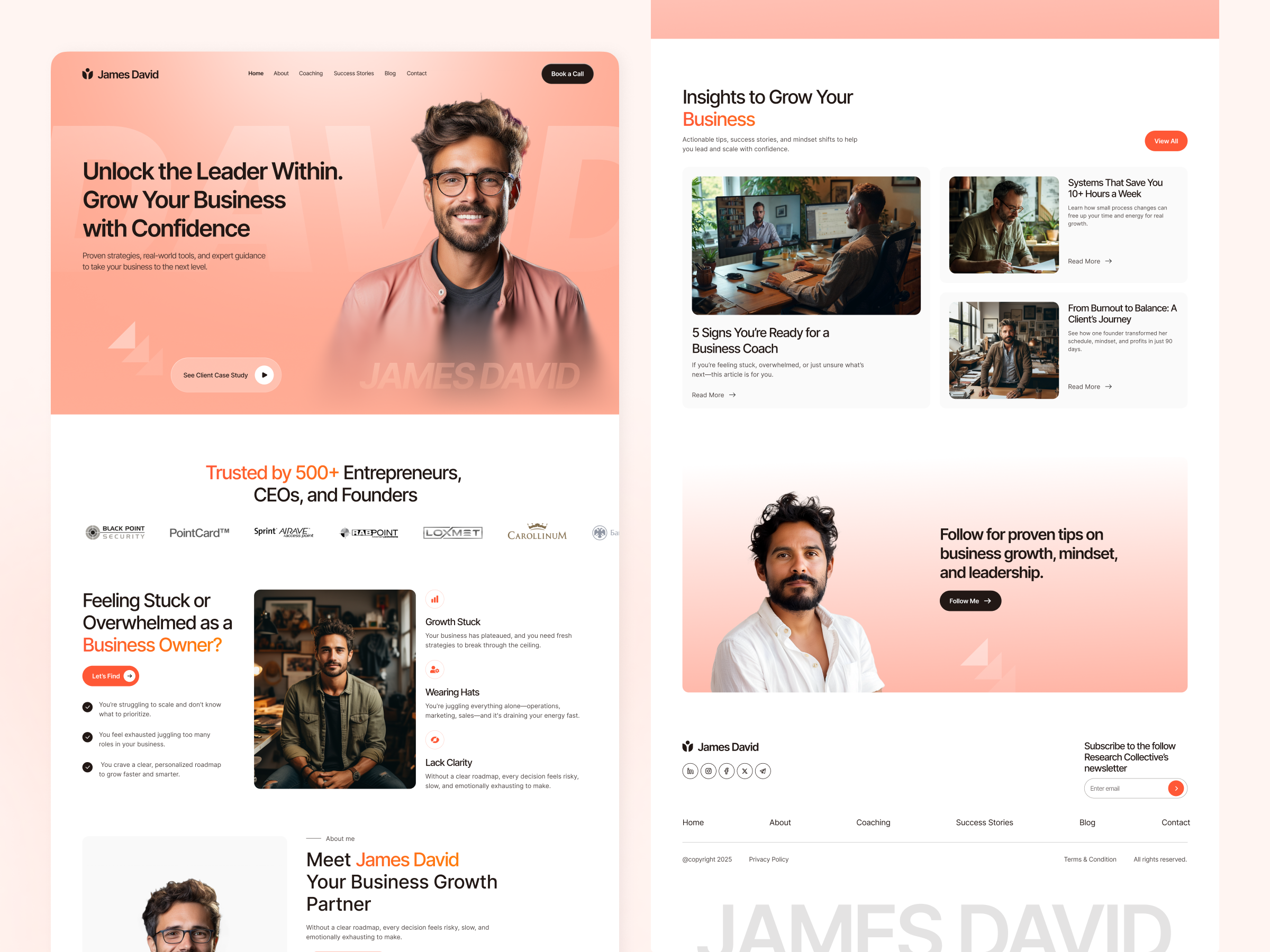 Example of Webflow & Framer Website Development