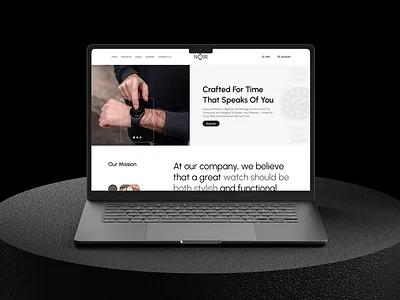 Luxury Product Website clean layout digital retail experience ecommerce ui elegant design fashion ecommerce landing page landing page design lifestyle branding luxury brand minimal ui modern web design product page design product showcase responsive design timeless aesthetic visual storytelling watch store watch website web interface design website design