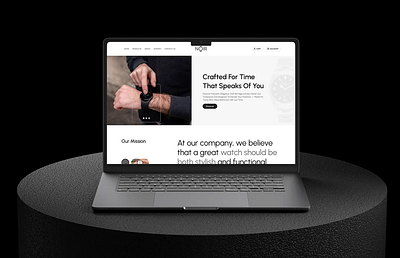 Luxury Product Website clean layout digital retail experience ecommerce ui elegant design fashion ecommerce landing page landing page design lifestyle branding luxury brand minimal ui modern web design product page design product showcase responsive design timeless aesthetic visual storytelling watch store watch website web interface design website design