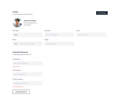 Modern Real Estate Agent Profile Layout