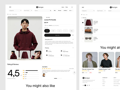 Fashion Ecommerce Website cart page clothing clothing website details page e commerce ecommerce ecommerce fashion website fashion ecommerce website fashion web fashion website landing page market place minimal design product detail page product details page shop single product page store web website