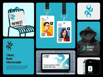 Digital agency logo and branding agency branding agency logo brand style corporate branding design agency digital agency digital agency branding graphic design infinity branding infinity logo logo branding modern logo office identity office logo premium branding professional logo tech agency trendy branding