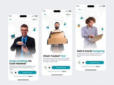 E-commerce onboarding screen UI design mobile ux ask chatgpt