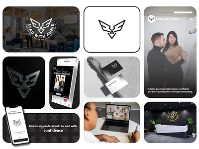 Empowered Leadership logo & Branding – Lead With Annie brand book brand identity branding creative logo elegant brand visuals logo
