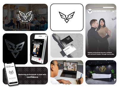 Empowered Leadership logo & Branding – Lead With Annie brand book brand identity branding creative logo elegant brand visuals logo