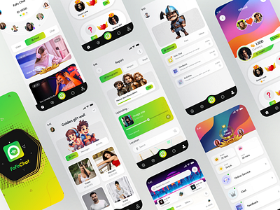 Voice Chat App android mobile animation app channel chat chatting design interaction interface ios app mobile motion motion design ocial media streaming ui ui design uiux ux voice