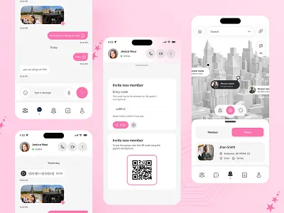 Family Location App android app design app interaction app screen clean ui ios locator map direction map location maps mobile app mobile ui smart travel social media tracker tracking app ui ui ux