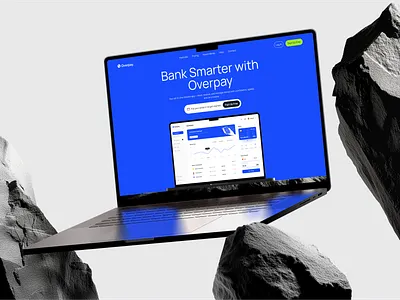 Overpay – SaaS Banking Landing Page bankingapp cleanui conversiondesign dashboardui figma fintechui landingpage overpay productdesign saasdesign uidesign uxdesign webdesign